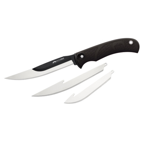 Outdoor Edge RazorMax Replaceable Fixed-Blade Knife Black w/ 6 Blades RMK-10C