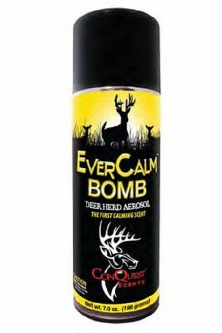 Conquest Scents Ever Calm Bomb Deer Herd Aerosol Spray Can 7oz.