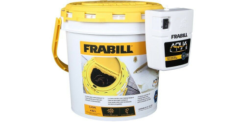Plano Frabill Insulated Dual Bait Bucket with Aerator Model # 4823