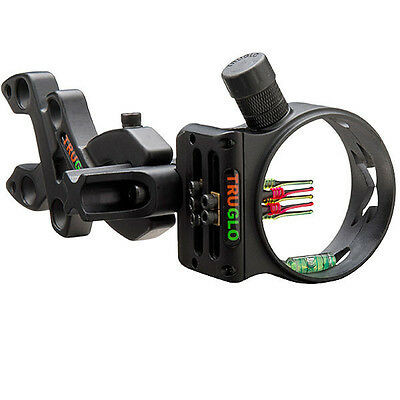 TruGlo Storm 5 Pin Black Bow Sight (.019) Pins w/ LED Light TG3015B