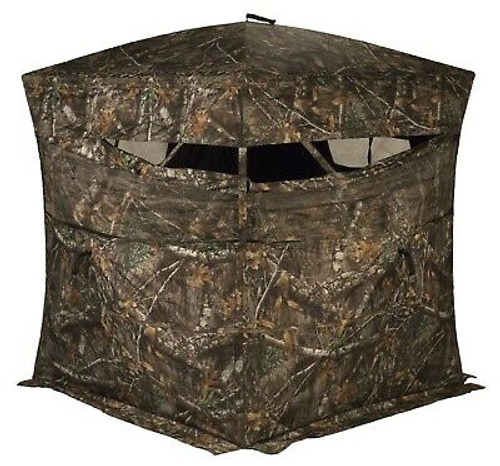 RHINO Blinds R150-RTE 3 Person Hunting Ground Blind, Realtree Edge