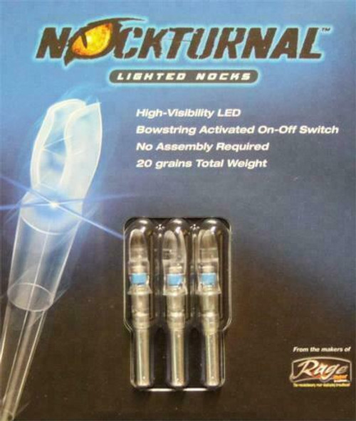 Nockturnal Gold Tip Blue Nocks 3 Pack NT-114