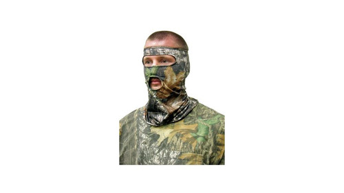 Primos Stretch-Fit Face 3/s Mask Mossy Oak Break Up Country Camo Model