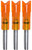 Lumenok HD Orange Cresent Bolt End For Easton/Beman Bolts 3- Pack