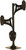 Trophy Tree Shoulder Pedestal SKH-STTSM-BRN