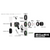 Axcel AVX-41 SCOPE 41MM "T" CONNECTOR & SST #10-32 ROD BLACK