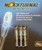 Nockturnal Gold Tip Blue Nocks 3 Pack NT-114