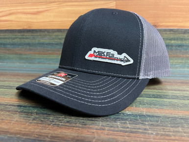 Mike's Archery Logo Silicon Patch Outdoor Cap OC771 Hat (Black w/ Charcoal  Mesh Back) - Mike's Archery