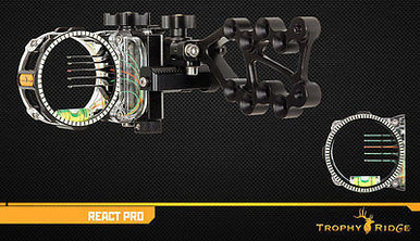 Trophy Ridge React Pro Bow Sight RH Black 5 (.010) Pins Model