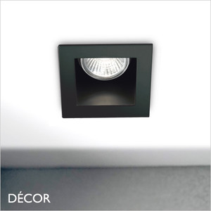 Ideal Lux - Funky - Black Modern Designer Recessed Ceiling Downlight/Spotlight - Minimalist Italian Design For Any Contemporary Space. Perfect for Home & Business Ideal Lux - Funky - Black Modern Designer Recessed Ceiling Downlight/Spotlight - Minimalist Italian Design For Any Contemporary Space. Perfect for Home & Business