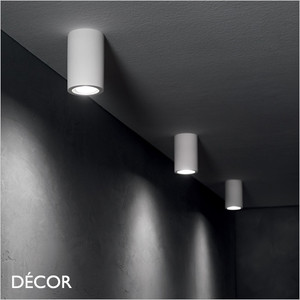 1A1 Ideal Lux - Tower, Round - Paintable White Gypsum Modern Designer Recessed Ceiling Downlight/Spotlight - Stylish Minimalist Design For Any Contemporary Space 1A1 Ideal Lux - Tower, Round - Paintable White Gypsum Modern Designer Recessed Ceiling Downlight/Spotlight - Stylish Minimalist Design For Any Contemporary Space