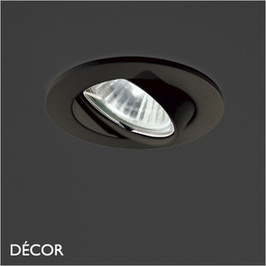 Ideal Lux - Swing - Black Modern Designer Directional Recessed Ceiling Downlight/Spotlight - Minimalist Design For Any Contemporary Interior Space Ideal Lux - Swing - Black Modern Designer Directional Recessed Ceiling Downlight/Spotlight - Minimalist Design For Any Contemporary Interior Space