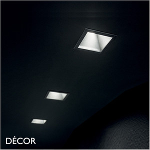 Ideal Lux - Game, Square - Black or White Modern Designer Recessed Ceiling Downlight/Spotlight - Minimalist Design For Any Contemporary Living Space Ideal Lux - Game, Square - Black or White Modern Designer Recessed Ceiling Downlight/Spotlight - Minimalist Design For Any Contemporary Living Space