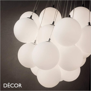 1A1 Ideal Lux - Mapa Plus Bianco 11 & 22 - White Etched Glass & Chrome Modern Designer Pendant Light Cluster - Italian Chic for your Kitchen, Dining Room or Bistro 1A1 Ideal Lux - Mapa Plus Bianco 11 & 22 - White Etched Glass & Chrome Modern Designer Pendant Light Cluster - Italian Chic for your Kitchen, Dining Room or Bistro