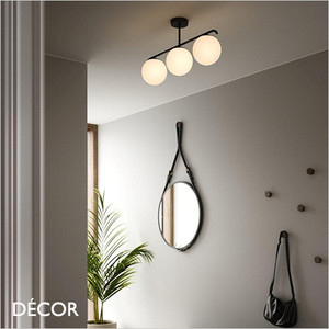 Nordlux - Grant 3 - Matt Black & Opal White Glass Globe Multiple Pendant Light - Ideal for your Kitchen Island, Kitchen, Living Room, Hotel, Restaurant & Bistro Nordlux - Grant 3 - Matt Black & Opal White Glass Globe Multiple Pendant Light - Ideal for your Kitchen Island, Kitchen, Living Room, Hotel, Restaurant & Bistro