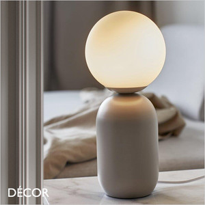 Nordlux - Notti - Grey Modern Designer Table Lamp - Ideal for a Living Room, Home Office, Study, Reception Room or Bedside Nordlux - Notti - Grey Modern Designer Table Lamp - Ideal for a Living Room, Home Office, Study, Reception Room or Bedside