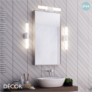 Nordlux - Helva Double, Basic - White Modern Designer LED Bathroom Wall Light - Innovative Scandinavian Design For a Bathroom, Shower Room, Wet Room & Wash Room Nordlux - Helva Double, Basic - White Modern Designer LED Bathroom Wall Light - Innovative Scandinavian Design For a Bathroom, Shower Room, Wet Room & Wash Room