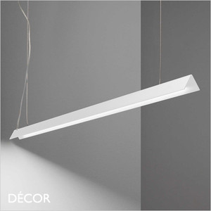 111a1 Ideal Lux - V-Line - Matt White Modern Designer LED Suspension Light - Minimalism for a Kitchen, Dining Room, Office, Boardroom, Laboratory, Shop, Café or Bistro 111a1 Ideal Lux - V-Line - Matt White Modern Designer LED Suspension Light - Minimalism for a Kitchen, Dining Room, Office, Boardroom, Laboratory, Shop, Café or Bistro