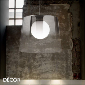 Ideal Lux - Fade - Chrome Tinted Glass Modern Designer Pendant Light - Pure Italian Style for a Dining Room, Kitchen, Kitchen Island, Hallway, Stairwell, Hotel, Restaurant, Bistro, Bar & Café, Ideal Lux - Fade - Chrome Tinted Glass Modern Designer Pendant Light - Pure Italian Style for a Dining Room, Kitchen, Kitchen Island, Hallway, Stairwell, Hotel, Restaurant, Bistro, Bar & Café,