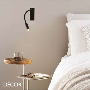 Ideal Lux - Lo - Matt Black Flexible Modern Designer LED Wall Light - Innovative Italian Design for a Hotel Room, Bedside, Office or Study Ideal Lux - Lo - Matt Black Flexible Modern Designer LED Wall Light - Innovative Italian Design for a Hotel Room, Bedside, Office or Study