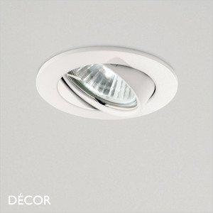 Ideal Lux - Swing - White Modern Designer Directional Recessed Ceiling Downlight/Spotlight - Minimalist Design For Any Contemporary Interior Space Ideal Lux - Swing - White Modern Designer Directional Recessed Ceiling Downlight/Spotlight - Minimalist Design For Any Contemporary Interior Space