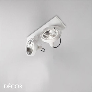 Ideal Lux - Glim 2 Adjustable Spotlights - Matt White Modern Designer Spotlight Bar - Perfect for a Kitchen Island, Kitchen, Dining Room, Office, Restaurant or Bar Ideal Lux - Glim 2 Adjustable Spotlights - Matt White Modern Designer Spotlight Bar - Perfect for a Kitchen Island, Kitchen, Dining Room, Office, Restaurant or Bar