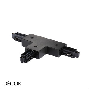 Nordlux - Link System Track T-Connector Left, 1 Circuit - Black Modern Designer Ceiling Track Fitting - Creative Lighting for Home and Business