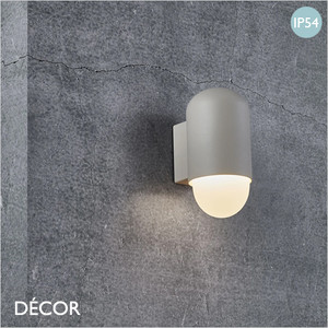 Nordlux - Heka - Matt Sand Grey Modern Designer Outdoor Garden Wall Light - Minimalist & Compact Design for your Garden, Hotel & Bistro Nordlux - Heka - Matt Sand Grey Modern Designer Outdoor Garden Wall Light - Minimalist & Compact Design for your Garden, Hotel & Bistro