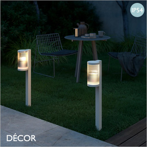 Nordlux - Coupar - Ribbed-Shade and Sand Grey Modern Designer Outdoor Post Light - Stylish Danish Design for your Garden, Hotel & Bistro Nordlux - Coupar - Ribbed-Shade and Sand Grey Modern Designer Outdoor Post Light - Stylish Danish Design for your Garden, Hotel & Bistro