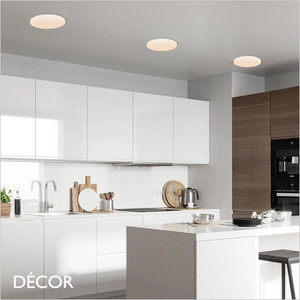 Nordlux - Vic 22, 29 & 35, 3 Sizes - White Modern Designer Very Bright LED Flush Fitting Ceiling Light in 4000K Neutral White Light - Minimalist Danish Design for Any Contemporary Space Nordlux - Vic 22, 29 & 35, 3 Sizes - White Modern Designer Very Bright LED Flush Fitting Ceiling Light in 4000K Neutral White Light - Minimalist Danish Design for Any Contemporary Space