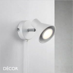 Nordlux - Eik 1-Spot - White Modern Designer Adjustable Spotlight - Ideal for Any Contemporary Space Nordlux - Eik 1-Spot - White Modern Designer Adjustable Spotlight - Ideal for Any Contemporary Space