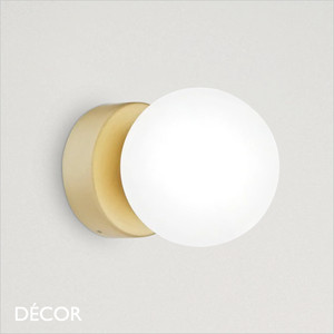 Ideal Lux - Perlage 1 - White Acid-Etched Glass with Satin Brass Modern Designer Wall Light - A Stunning Statement Piece for Any Contemporary Space Ideal Lux - Perlage 1 - White Acid-Etched Glass with Satin Brass Modern Designer Wall Light - A Stunning Statement Piece for Any Contemporary Space