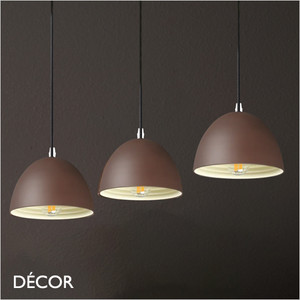1 C Ideal Lux - Folk 3 - Matt Coffee Modern Designer Multiple Pendant Light - Industrial Style for a Kitchen, Dining Room, Restaurant & Cafe 1 C Ideal Lux - Folk 3 - Matt Coffee Modern Designer Multiple Pendant Light - Industrial Style for a Kitchen, Dining Room, Restaurant & Cafe