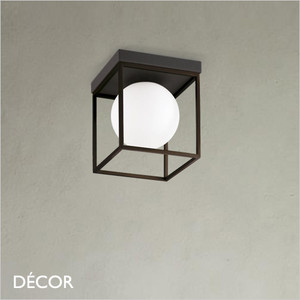 Ideal Lux - Lingotto - Matt White Glass & Matt Black Modern Designer Globe Ceiling Light - Ideal for your Kitchen Island, Kitchen, Living Room, Hotel, Restaurant & Bistro Ideal Lux - Lingotto - Matt White Glass & Matt Black Modern Designer Globe Ceiling Light - Ideal for your Kitchen Island, Kitchen, Living Room, Hotel, Restaurant & Bistro