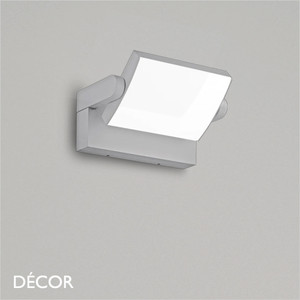 Ideal Lux - Swipe - Grey & Opal White Modern Designer Outdoor LED Adjustable Wall Light - Minimalist Italian Design for the Garden & Outdoor Area of your Hotel, Bar, Bistro & Café Ideal Lux - Swipe - Grey & Opal White Modern Designer Outdoor LED Adjustable Wall Light - Minimalist Italian Design for the Garden & Outdoor Area of your Hotel, Bar, Bistro & Café