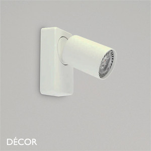 A1 Ideal Lux - Rudy 1 Round - Matt White Modern Designer Adjustable Wall Spotlight - Perfect for a Kitchen, Reception Room, Office, Restaurant or Bar A1 Ideal Lux - Rudy 1 Round - Matt White Modern Designer Adjustable Wall Spotlight - Perfect for a Kitchen, Reception Room, Office, Restaurant or Bar
