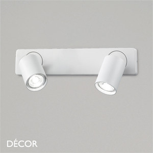 Ideal Lux - Rudy 2 Round - Matt White Modern Designer Adjustable Ceiling Spotlights - Perfect for a Kitchen, Reception Room, Office, Restaurant or Bar Ideal Lux - Rudy 2 Round - Matt White Modern Designer Adjustable Ceiling Spotlights - Perfect for a Kitchen, Reception Room, Office, Restaurant or Bar