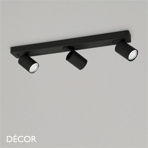 Ideal Lux - Rudy 3 Round - Matt Black Modern Designer Adjustable Ceiling Spotlights - Perfect for a Kitchen, Reception Room, Office, Restaurant or Bar Ideal Lux - Rudy 3 Round - Matt Black Modern Designer Adjustable Ceiling Spotlights - Perfect for a Kitchen, Reception Room, Office, Restaurant or Bar