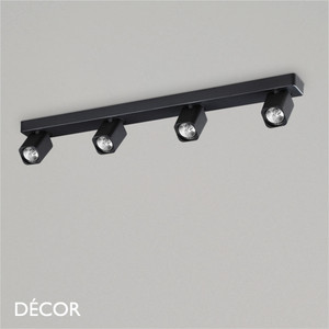 Ideal Lux - Rudy 4 Square - Matt Black Modern Designer Adjustable Ceiling Spotlights - Perfect for a Kitchen, Reception Room, Office, Restaurant or Bar Ideal Lux - Rudy 4 Square - Matt Black Modern Designer Adjustable Ceiling Spotlights - Perfect for a Kitchen, Reception Room, Office, Restaurant or Bar