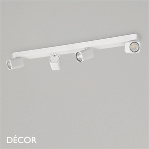 Ideal Lux - Rudy 4 Square - Matt White Modern Designer Adjustable Ceiling Spotlights - Perfect for a Kitchen, Reception Room, Office, Restaurant or Bar Ideal Lux - Rudy 4 Square - Matt White Modern Designer Adjustable Ceiling Spotlights - Perfect for a Kitchen, Reception Room, Office, Restaurant or Bar