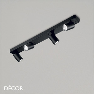 Ideal Lux - Rudy 4 Round - Matt Black Modern Designer Adjustable Ceiling Spotlights - Perfect for a Kitchen, Reception Room, Office, Restaurant or Bar Ideal Lux - Rudy 4 Round - Matt Black Modern Designer Adjustable Ceiling Spotlights - Perfect for a Kitchen, Reception Room, Office, Restaurant or Bar
