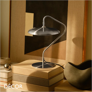 1 A Nordlux - Artist Stainless Steel Modern Designer Table Lamp - Iconic Design for a Living Room, Reception or Bedroom. DFTP 1 A Nordlux - Artist Stainless Steel Modern Designer Table Lamp - Iconic Design for a Living Room, Reception or Bedroom. DFTP