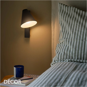 Nordlux - Wilmer - Black Modern Designer Wall Light with USB-C Charging Port - Danish Minimalism for any Contemporary Space Nordlux - Wilmer - Black Modern Designer Wall Light with USB-C Charging Port - Danish Minimalism for any Contemporary Space