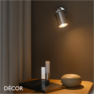 Nordlux - Explore - Chrome Modern Designer Adjustable Wall Light - Ideal as a Bedside Light, Reading Light or Desk Light Nordlux - Explore - Chrome Modern Designer Adjustable Wall Light - Ideal as a Bedside Light, Reading Light or Desk Light