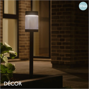 Nordlux - Coupar Solar with Sensor - Ribbed-Shade and Matt Black Modern Designer Outdoor Post Light - Stylish Danish Design for your Garden, Hotel & Bistro Nordlux - Coupar Solar with Sensor - Ribbed-Shade and Matt Black Modern Designer Outdoor Post Light - Stylish Danish Design for your Garden, Hotel & Bistro