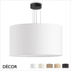 Ideal Lux - Set Up 70 - Matt Black Pendant Light Fitting with a Choice of 70cm Shades in Dove Grey, Wood, Black, White or Beige - Stylish Italian Chic for a Kitchen, Dining Room, Reception Room, Hotel or Restaurant Ideal Lux - Set Up 70 - Matt Black Pendant Light Fitting with a Choice of 70cm Shades in Dove Grey, Wood, Black, White or Beige - Stylish Italian Chic for a Kitchen, Dining Room, Reception Room, Hotel or Restaurant