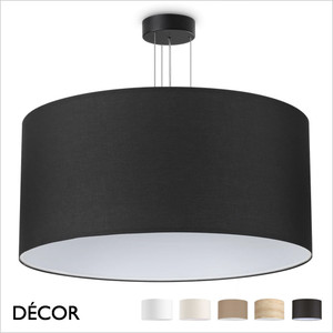 Ideal Lux - Set Up 90 - Matt Black Pendant Light Fitting with a Choice of 90cm Shades in Dove Grey, Wood, Black, White or Beige - Stylish Italian Chic for a Kitchen, Dining Room, Reception Room, Hotel or Restaurant Ideal Lux - Set Up 90 - Matt Black Pendant Light Fitting with a Choice of 90cm Shades in Dove Grey, Wood, Black, White or Beige - Stylish Italian Chic for a Kitchen, Dining Room, Reception Room, Hotel or Restaurant