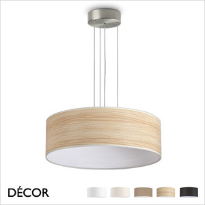 Ideal Lux - Set Up Slim 45 - Satin Nickel Pendant Light Fitting with a Choice of 45cm Shades in Dove Grey, Wood, Black, White or Beige - Stylish Italian Chic for a  Kitchen, Dining Room, Reception Room, Hotel or Restaurant Ideal Lux - Set Up Slim 45 - Satin Nickel Pendant Light Fitting with a Choice of 45cm Shades in Dove Grey, Wood, Black, White or Beige - Stylish Italian Chic for a  Kitchen, Dining Room, Reception Room, Hotel or Restaurant