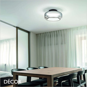Ideal Lux - Topico 25 & 35, 2 Sizes - Acid-Etched White & Smoked Grey Clear Glass Modern Designer Ceiling Light - Italian Chic for the Kitchen, Dining Room, Hotel or Restaurant Ideal Lux - Topico 25 & 35, 2 Sizes - Acid-Etched White & Smoked Grey Clear Glass Modern Designer Ceiling Light - Italian Chic for the Kitchen, Dining Room, Hotel or Restaurant