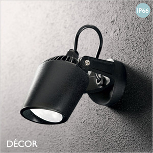 1A1 Ideal Lux - Elio - High-Performance Black Adjustable Modern Designer Outdoor Wall Spotlight - Stylish and Practical for Any Outdoor Space 1A1 Ideal Lux - Elio - High-Performance Black Adjustable Modern Designer Outdoor Wall Spotlight - Stylish and Practical for Any Outdoor Space